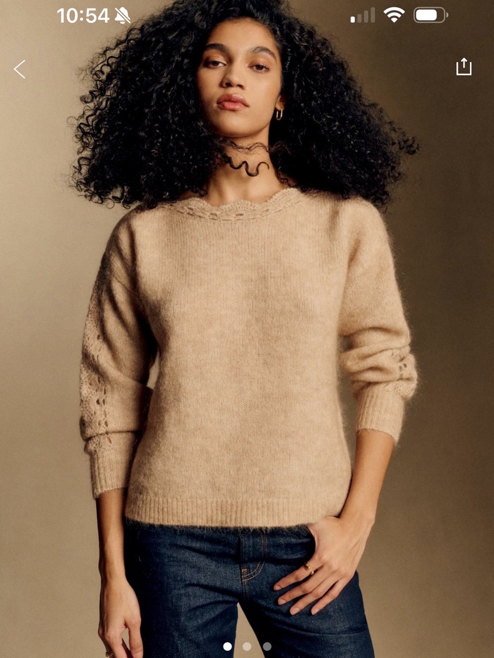Sezane Stacy Jumper Ivory
